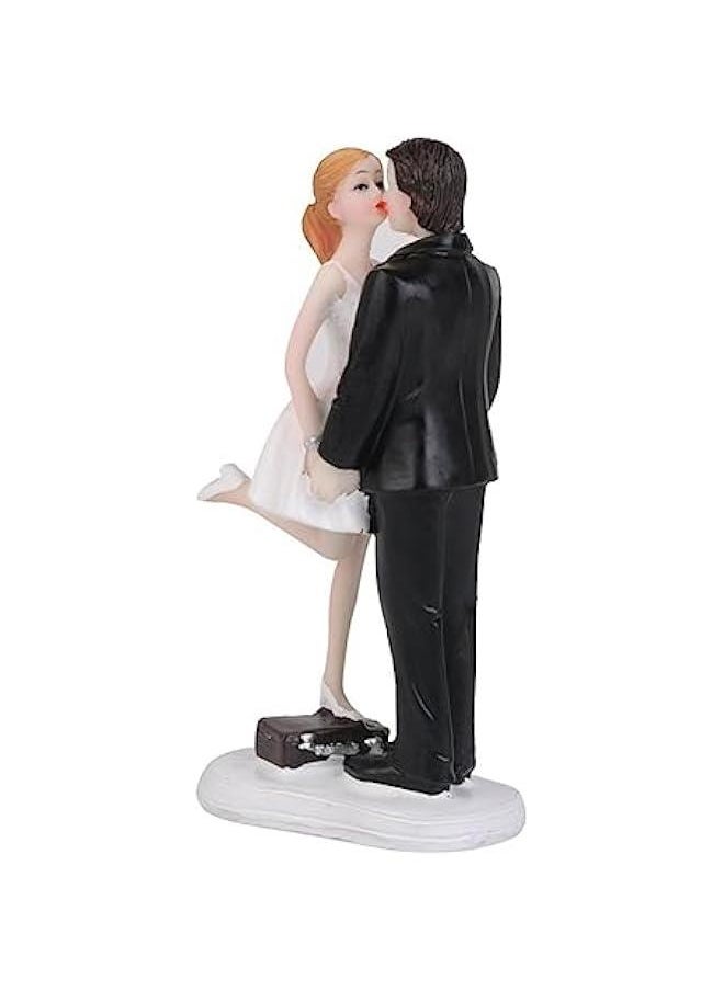 Generic Bride and Groom Wedding Cake Topper Cake Figurine Wedding Couple Cake Topper Bride Groom Figures  - Image 3