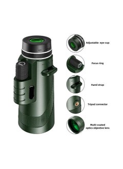 Cool Baby COOLBABY 50X60 Monocular Telescope High Powered Monocular for Adults with BAK4 Prism & FMC Lens for Stargazing Hunting Wildlife Bird Watching Travel...  - Image 2