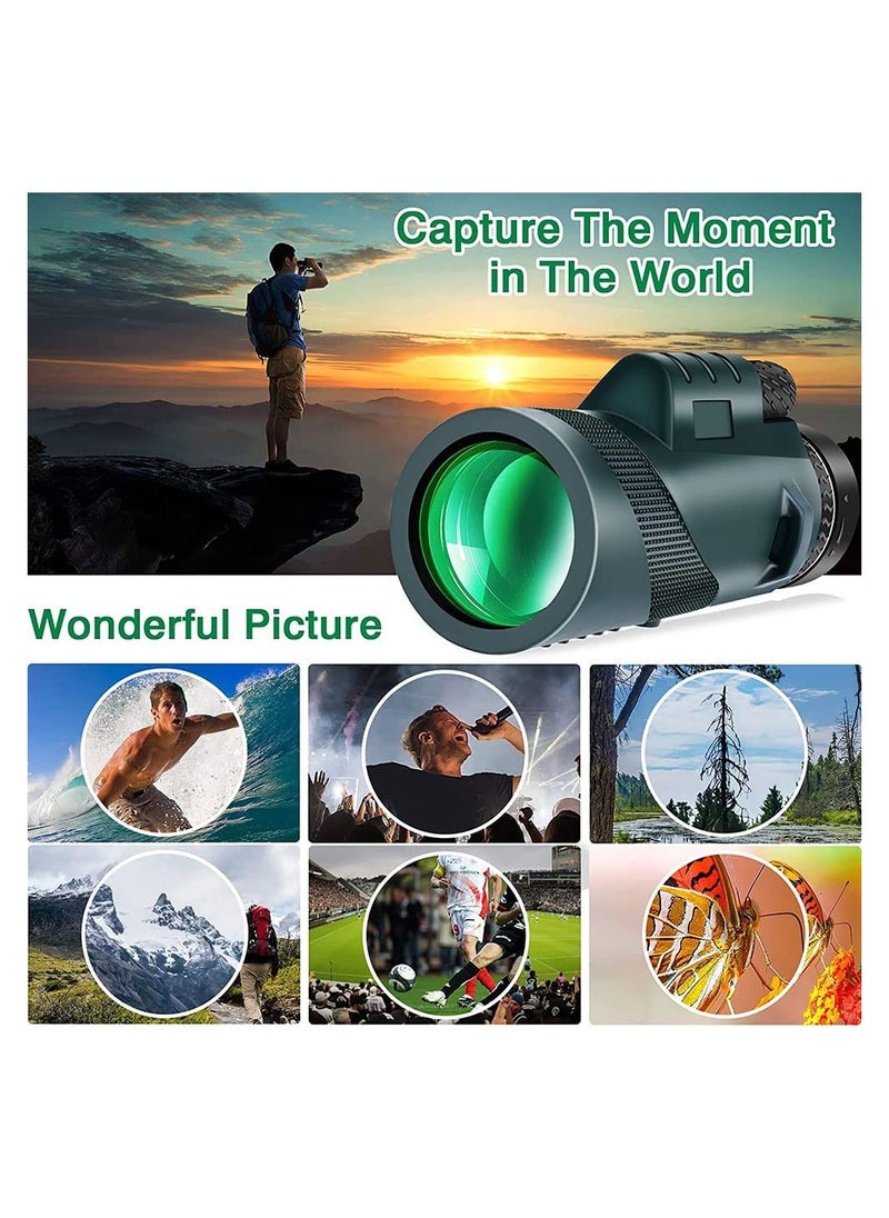 Cool Baby COOLBABY 50X60 Monocular Telescope High Powered Monocular for Adults with BAK4 Prism & FMC Lens for Stargazing Hunting Wildlife Bird Watching Travel...  - Image 5