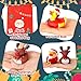 ANGGIKO 24 Pack Christmas Rubber Ducks in Bulk with Bag Christmas Ducks for Ducking Christmas Goodie Bag Stuffers Baby Birthday Gifts Party Favors Bath Toys for Toddlers - Image 4