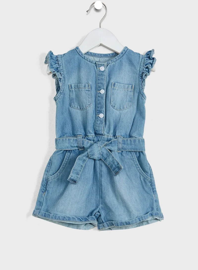 MINOTI Kids Denim Playsuit