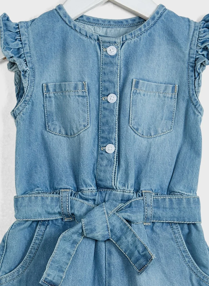 MINOTI Kids Denim Playsuit