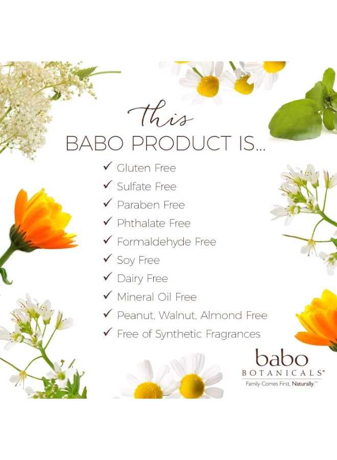 Babo Botanicals After Sun Soothing Hydrating Aloe Vera Gel With Natural witch Hazel and Cucumber, Vegan, For Babies, Kids or Sensitive Skin - 8 oz. - Image 4