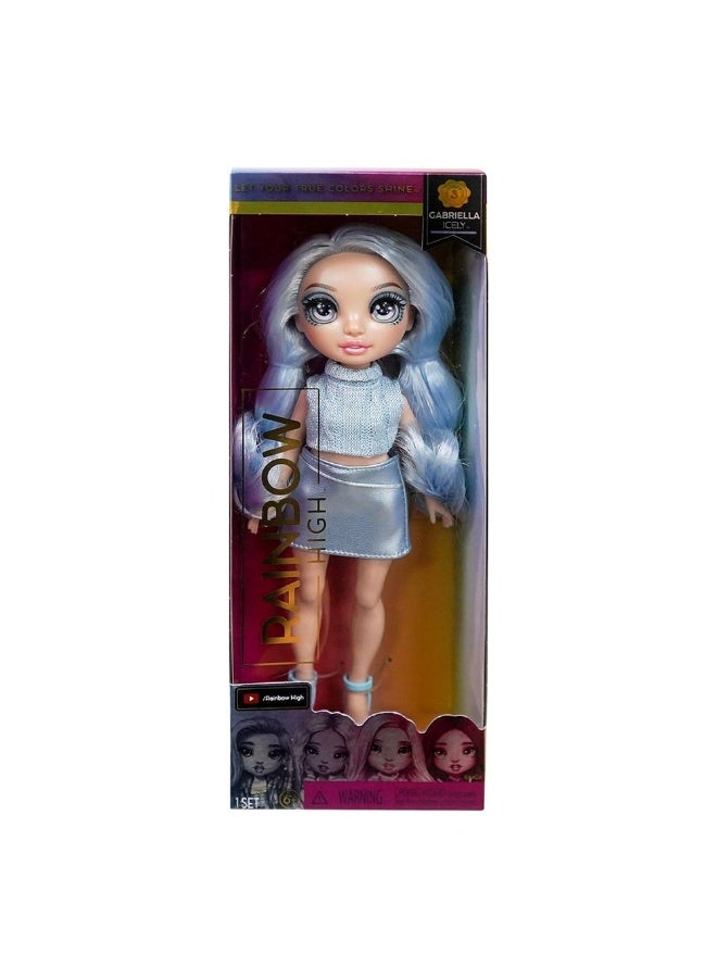 Rainbow High S3 Gabriella Icely Fashion Doll (28 cm, Light Blue) - Image 3