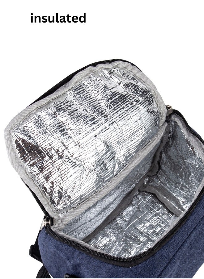 Bravo - Insulated and Waterproof Lunch bag with Adjustable Shoulder Strap - Image 1