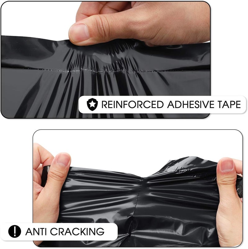 Metronic Large Poly Mailers 19x24 50PCS, Shipping Bags Envelopes Mailers with Self Adhesive Waterproof and Tear-Proof Postal Bags, Black - Image 3
