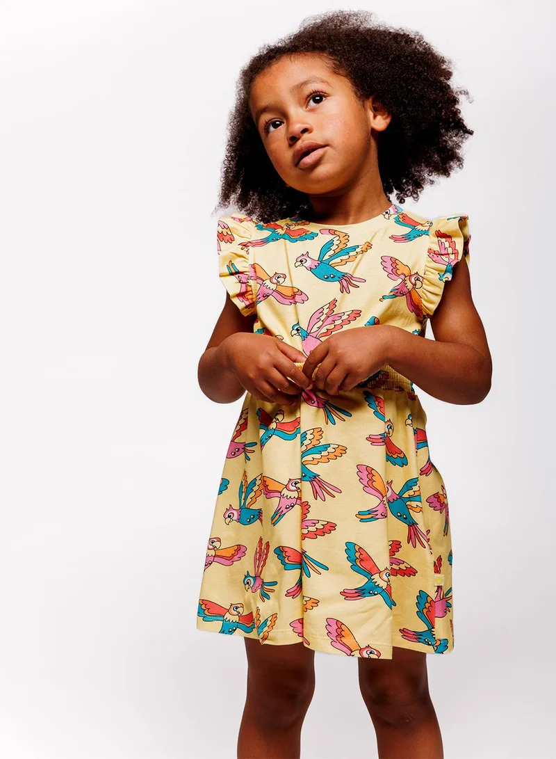 Småfolk Bird Print Dress