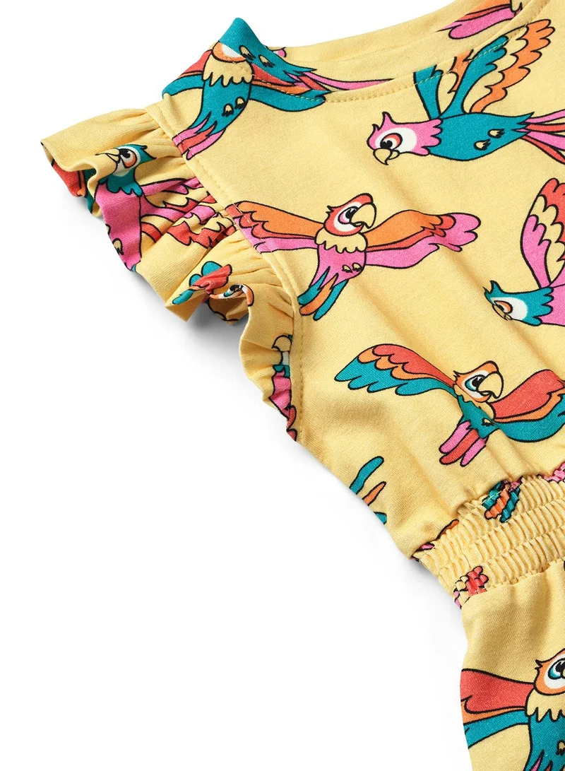 Småfolk Bird Print Dress