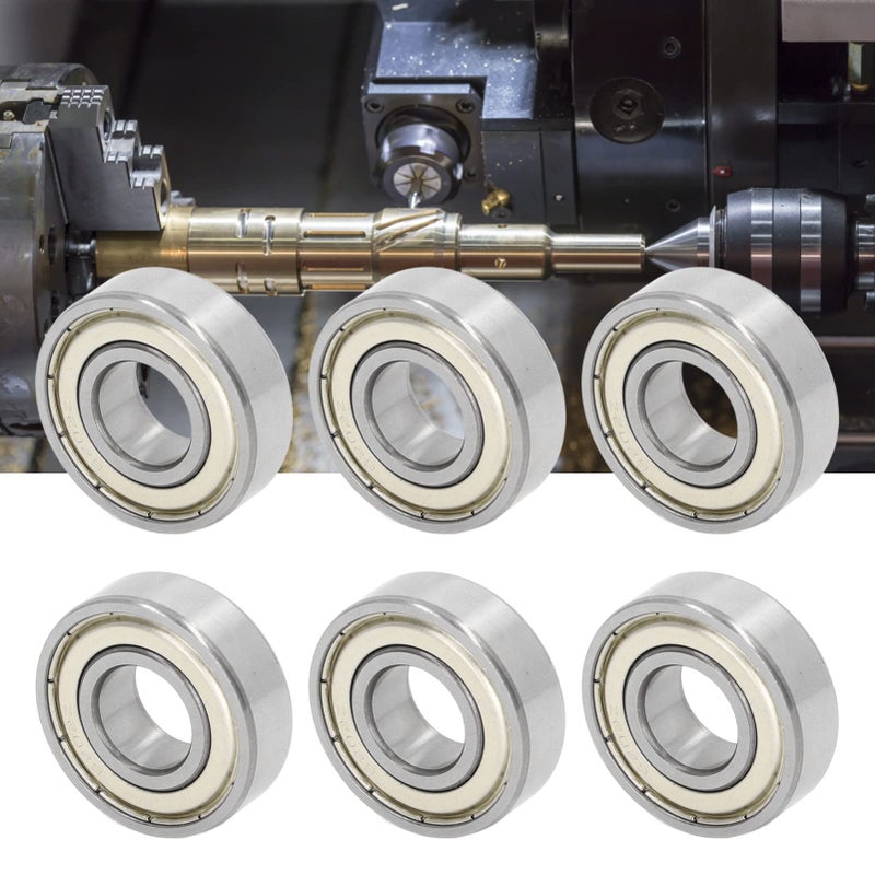 Marhynchus 10pcs 6202Z Deep Groove Ball Bearings Double Sealed Steel Radial Ball Bearings Miniature Bearings for Wood Printing Machines - Image 4