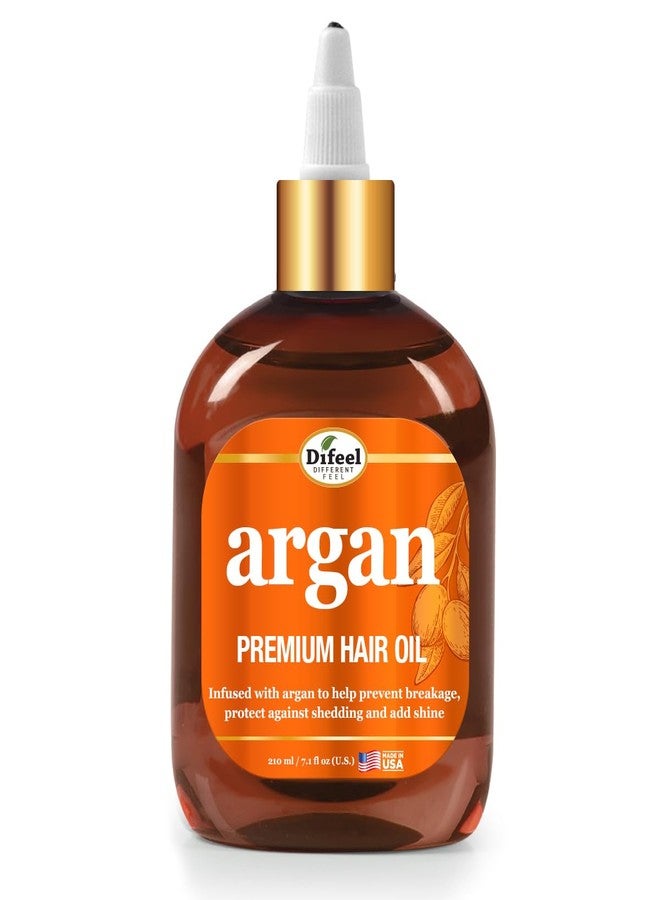Difeel Premium Argan Hair Oil - Dry Hair Treatment, 7.1 oz - Image 1