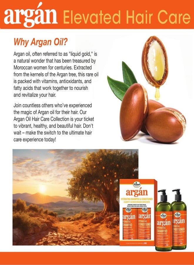 Difeel Premium Argan Hair Oil - Dry Hair Treatment, 7.1 oz - Image 5