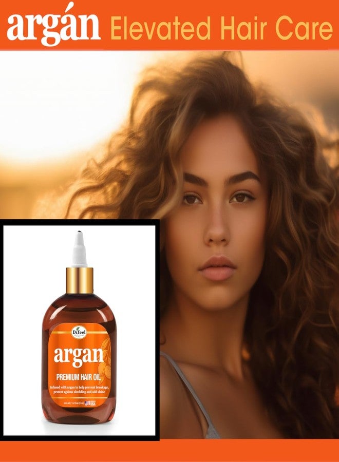 Difeel Premium Argan Hair Oil - Dry Hair Treatment, 7.1 oz - Image 4