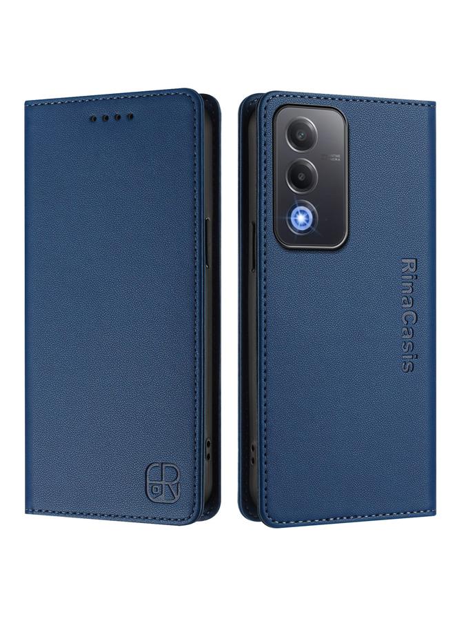 S-TOP Case For OPPO A3 Pro 5G Global RC01 Dual-Folded Magnetic Suction RFID Leather Phone Case - Image 2