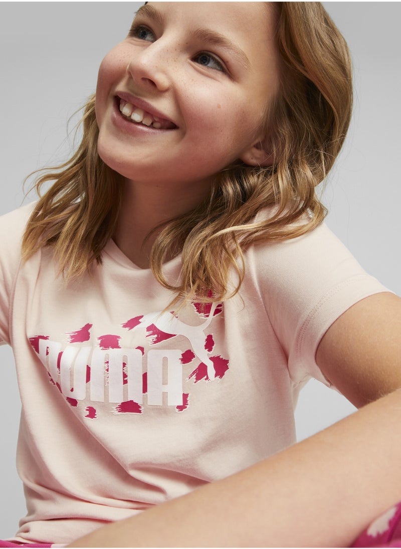 PUMA - Essentials Kids Girls ANIMAL T-Shirt - Image 1