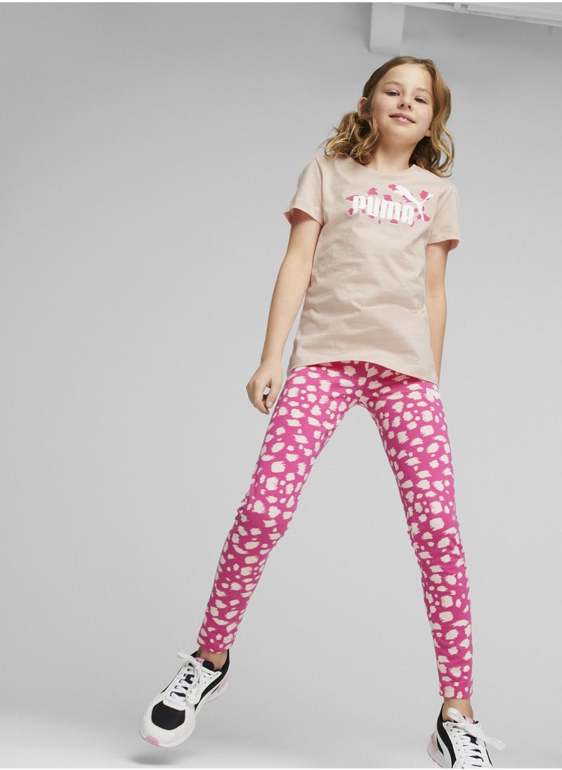 PUMA - Essentials Kids Girls ANIMAL T-Shirt - Image 1