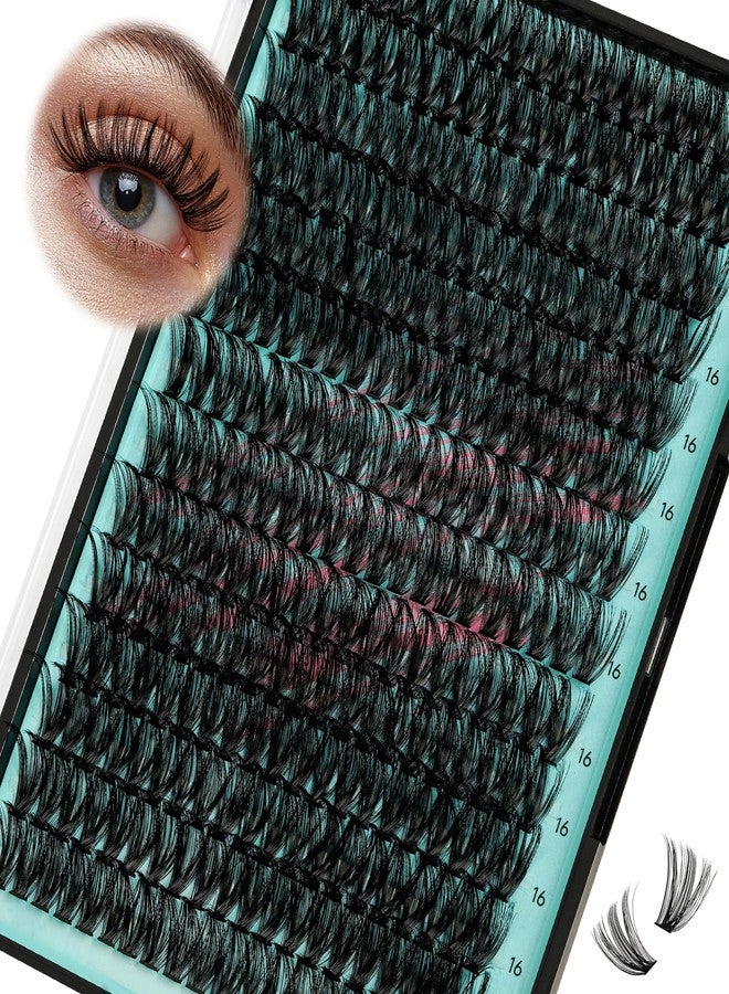 AMZGIRL LASH Lash Clusters Wispy 280PCS Eyelash Extension 50D Cluster Lashes Individual Lashes DIY Lash Extension Natural Look Cluster Eyelash Extensions Soft False Eyelashes at Home for Beginners(16mm) - Image 1