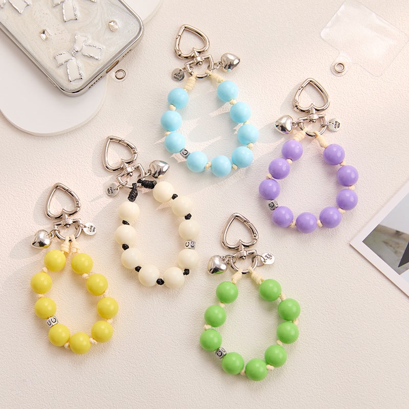 New Wrist Chain Personalized Heart Pendant Hanging Chain Bag Key Ccd Camera Anti-Lost Pendant Wristband Bracelet - Image 2