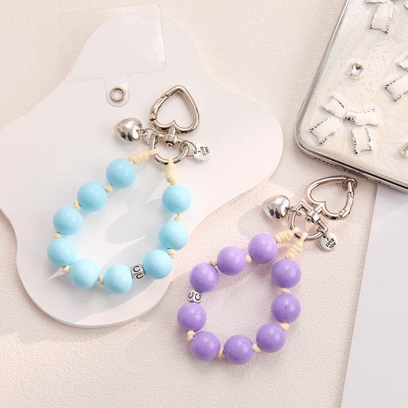 New Wrist Chain Personalized Heart Pendant Hanging Chain Bag Key Ccd Camera Anti-Lost Pendant Wristband Bracelet - Image 5