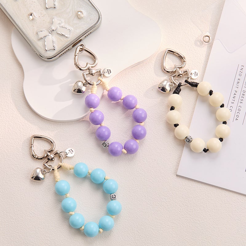 New Wrist Chain Personalized Heart Pendant Hanging Chain Bag Key Ccd Camera Anti-Lost Pendant Wristband Bracelet - Image 4