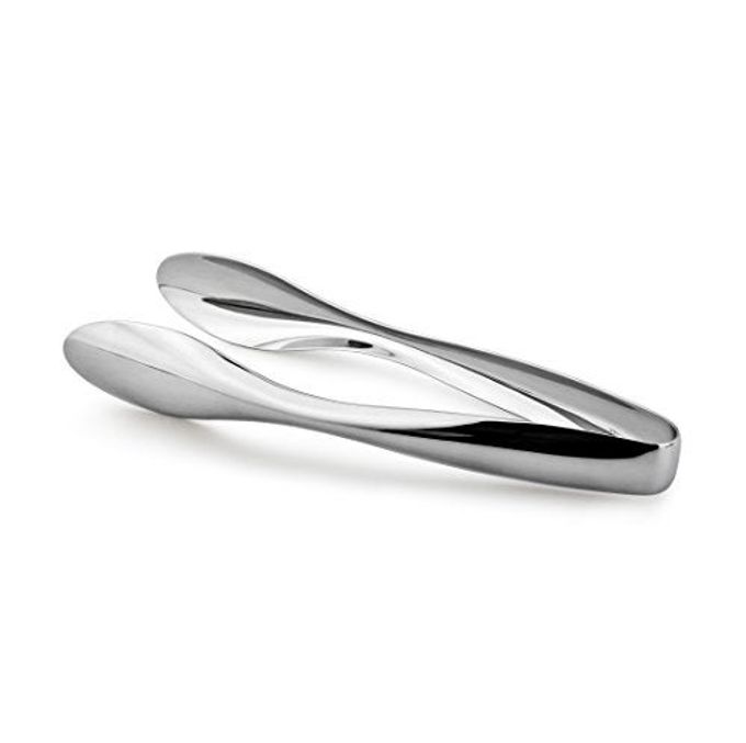 Cuisinox Polished Stainless Steel Serving Tongs, 9.5"