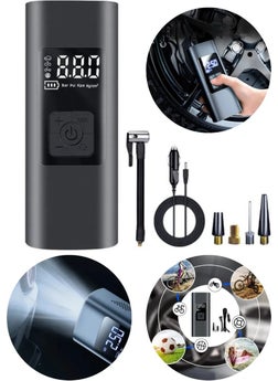 Digital Tire Inflator Compressor Pump with Flashlight 150 Psi Air Pump Portable Cigarette Lighter Inlet - pzsku/ZFA85CBAC1BAA8B82FEC9Z/45/_/1725725071/5d93005d-30f3-459c-93ff-c882b6964e5c