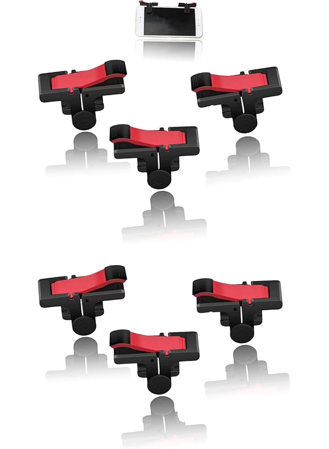 Green Tiger Gaming Controller Buttons - 3 Pairs Sensitive Joysticks Trigger Quick Press Red for Mobile Phones & Cell Games - Enhanced Grip & Control for Game of Phones Telefono Accessories - Image 1
