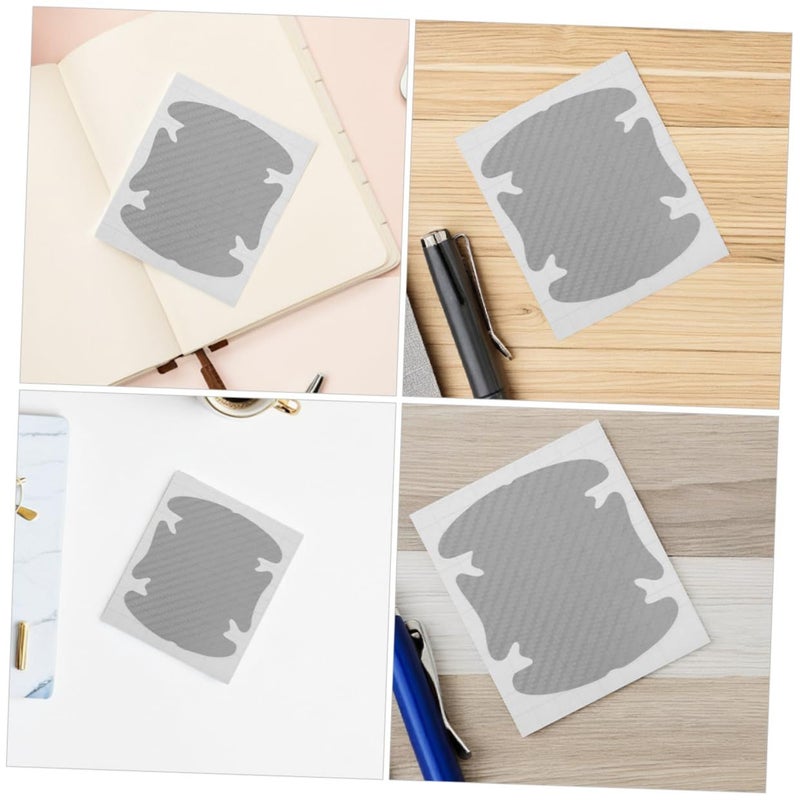 3D Carbon Fiber Door Handle Bowl Stickers 8 Pcs Anti Scratch Automotive Door Protector Decals For Cars Easy To Install Vehicle Decoration - Image 4