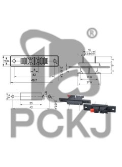 Two-position Audio Cable Clip LED Aging Test Clip Two-position Horn Power Supply Wiring Clip External Wiring Socket WP2-Colour:WP2-35
