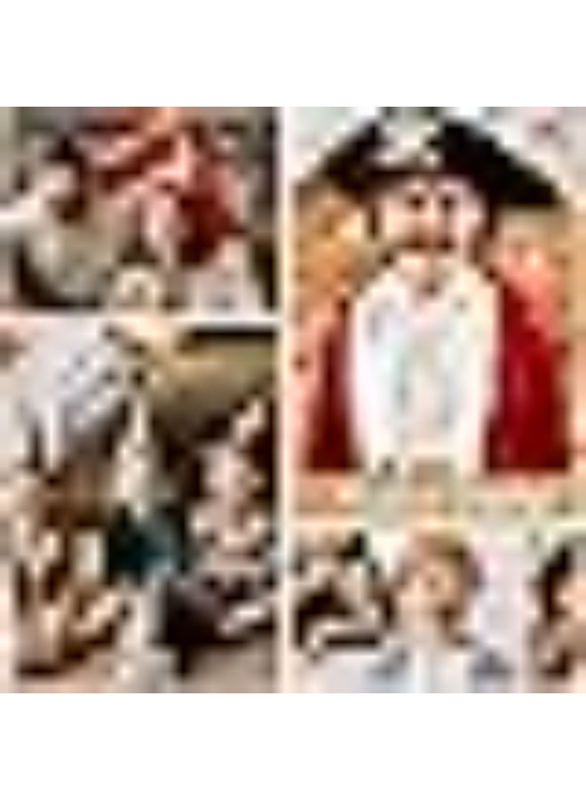 Fake Moustache Costume, Brown Color Self Adhesive Whisker For Party, Birthday, Christmas, Halloween Costume Accessory, Funny Face Hair Decoration For All (Shape 1) - Image 5