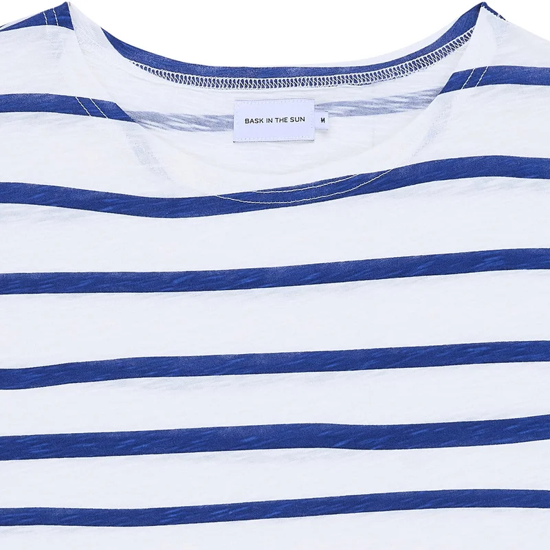 Bask in the Sun Hoki T-Shirt Navy 100% Cotton