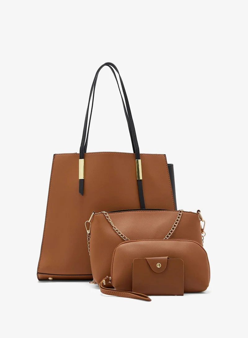 ELLA 4 In 1 Handbag Set With Tote, Crossbody, Pouch And Cardholder