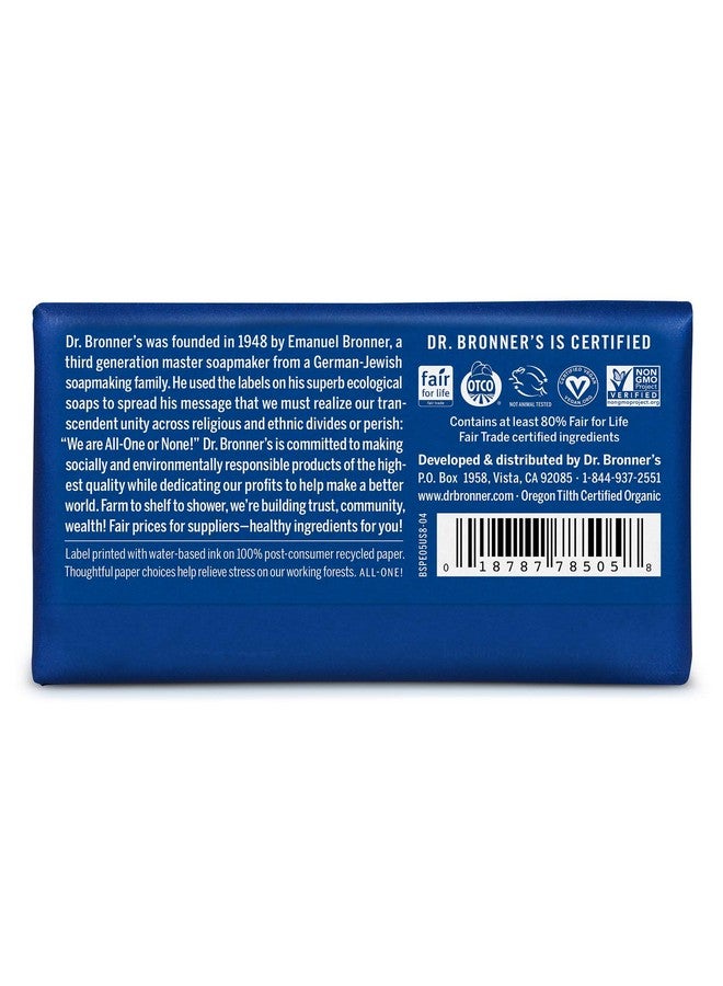 Dr. Bronner's صابونة د. برونرز بيوركاستيل (نعناع 5 Oz 6Pack) مصنوعة بزيوت عضوية للوجه والجسم والشعر، لطيفة ومرطبة، قابلة للتحلل حيوياً، نباتية، خالية من التجارب على الحيوانات، وغير معدلة وراثياً - Image 3
