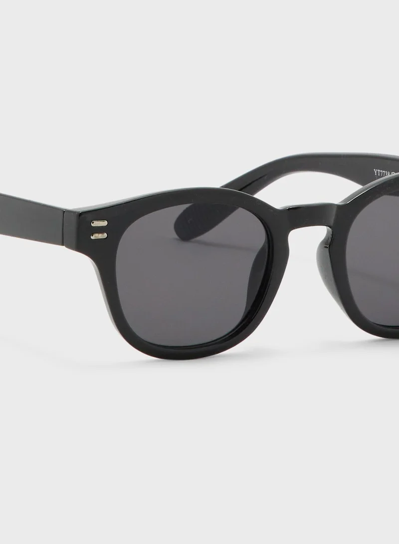 Seventy Five Retro Wayfarer Sunglasses UV 400 Protection