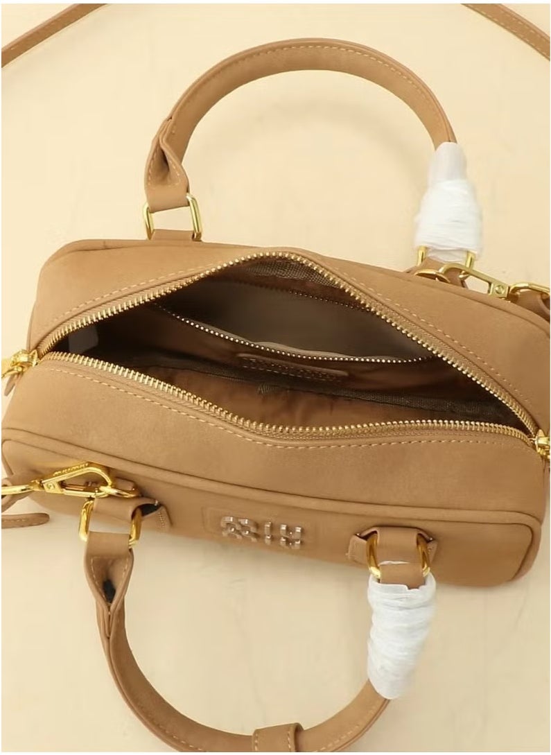 Miu Miu - Arcadie Padded Suede Top-handle Bag - Image 1