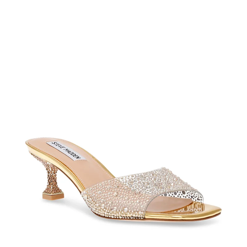 STEVE MADDEN Asha Gold Women's Sandals