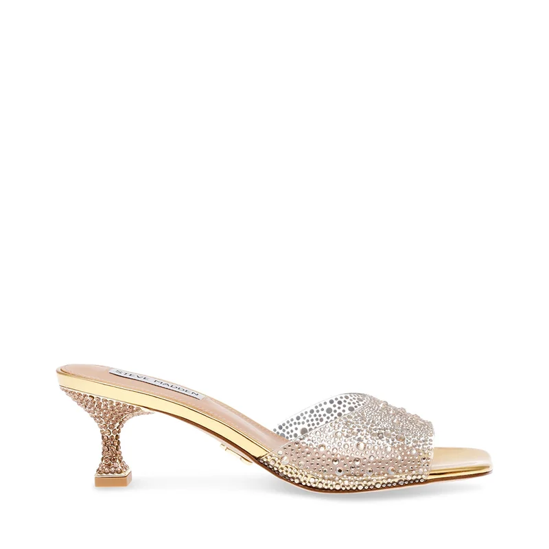 STEVE MADDEN Asha Gold Women's Sandals