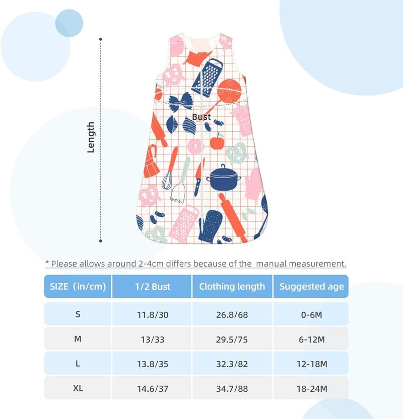Cooking Tools Baby Wearable Blanket Infant Boys Girls Sleeping Bags for Newborn Large - Image 5