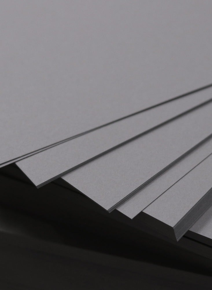 firstnock Color Card Paper Gray, A5 - 20 Sheets - 250GSM Thick Colored Card Stock - Premium Craft Paper for DIY, Invitations, Arts & Crafts and Printing - Image 5