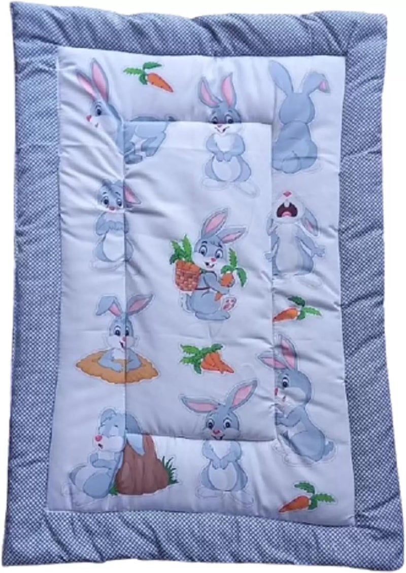 SmallBerry™ Newborn Baby Godadi Bedding Set with Mattress | Multi-Color & Design for Infants | Pack of 2 | Cozy Nursery Essentials for Your Precious Bundle of Joy (Nest&Rab) - Image 4