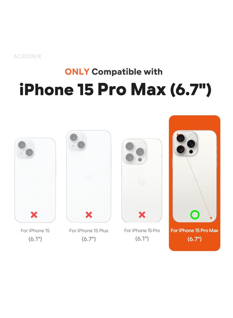 ELTRAZONE Compatible with iPhone 15 Pro Max Case 6.7", with 1 x Screen Protector, Silky-Soft Touch Liquid Silicone Case Shockproof Rubber Case for iPhone 15 Pro Max-Grey - Image 2