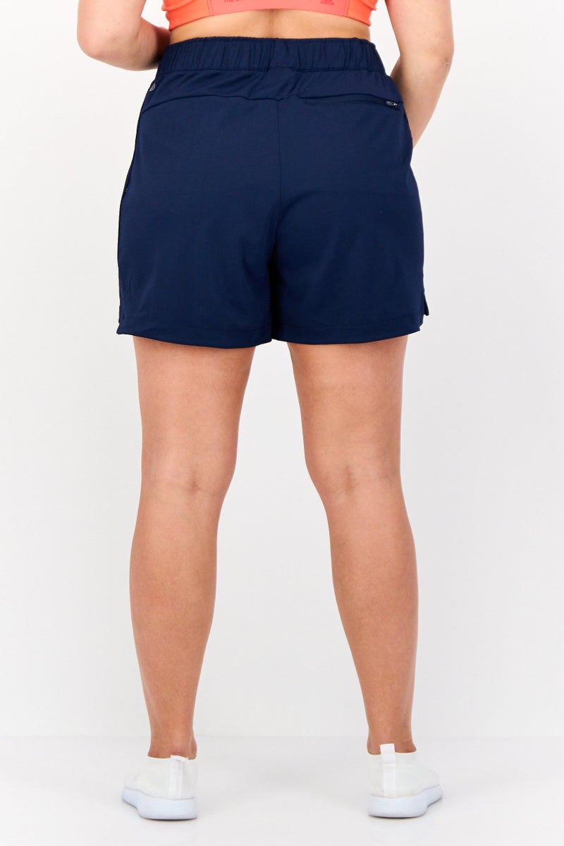 Adidas Women Sportswear Fit Outdoor Shorts, Navy  - Image 3