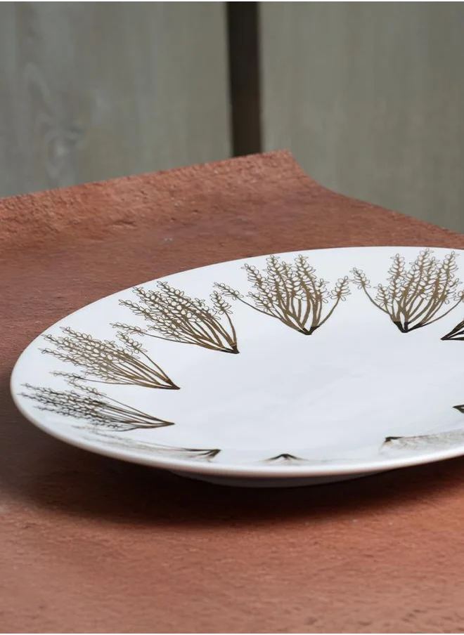 Silsal Tamrah Oval Platter (L)