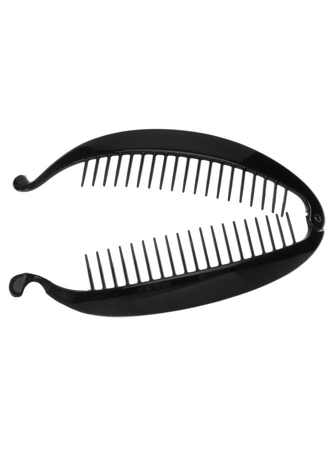 France Luxe Large Banana Clip Black - Image 2