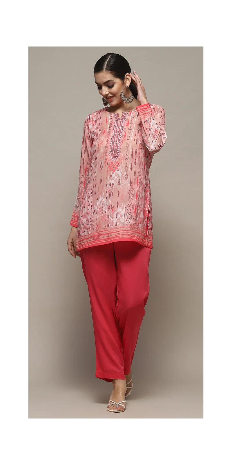 بيبا كورتي وردي بوليستر مستقيم