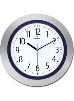 Business Hour Silent Flowing Office Type Wall Clock with Seconds Mechanism