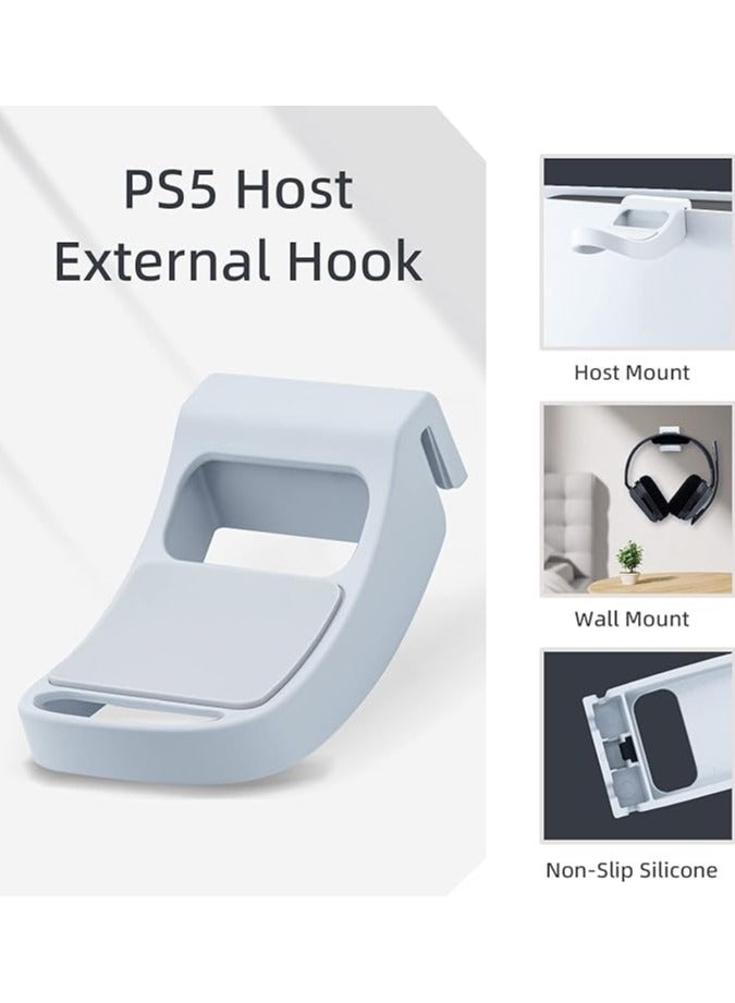 General Headphone Stand for PS5, Headphone Hook Gaming Headset Hanger Stand Holder for PS5 Controllers/Earphones  - Image 3