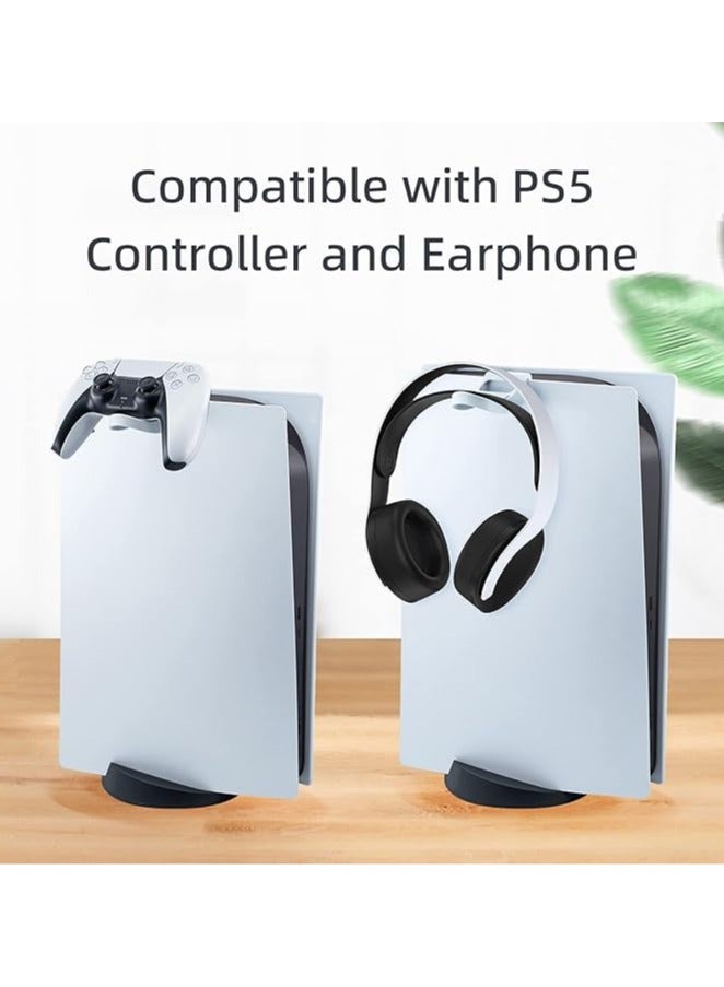 General Headphone Stand for PS5, Headphone Hook Gaming Headset Hanger Stand Holder for PS5 Controllers/Earphones  - Image 4