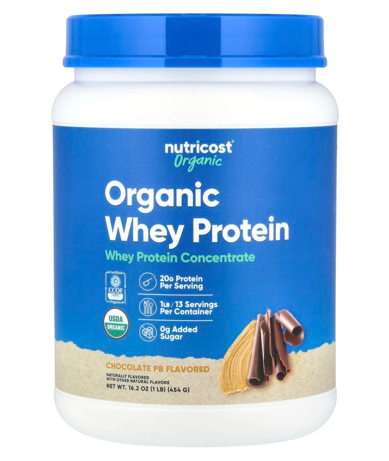 Organic Whey Protein Chocolate PB 1 lb (454 g)