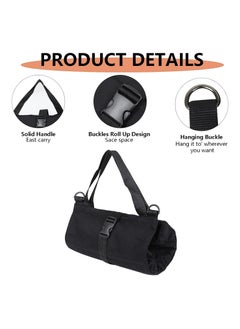 Beauenty Super Roll Tool Roll,Multi-Purpose Roll Up Tool Bag, Wrench Roll,Canvas Tool Organizer Bucket,Car First Aid Kit Wrap Roll Storage Case,Hanging Tool Zipper Carrier Tote,Car Camping Gear  - Image 2