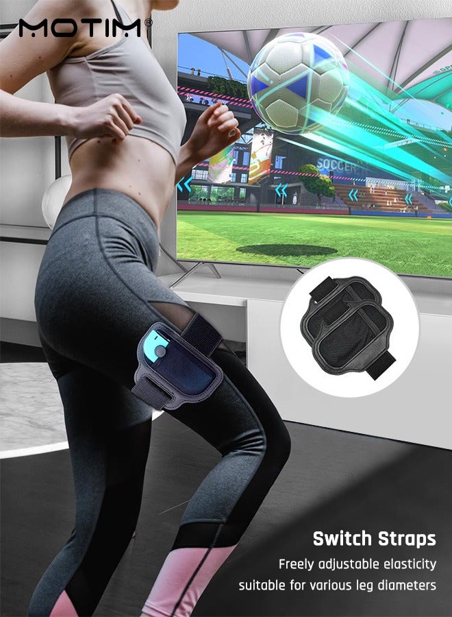 Motim 18 in 1 Switch Sports Game Accessories Bundle for Nintendo Switch, Family Games Accessories Kit, Included: Tennis Rackets+Sword Grips+Golf Clubs+Wrist Dance Bands and Leg Strap - Image 4